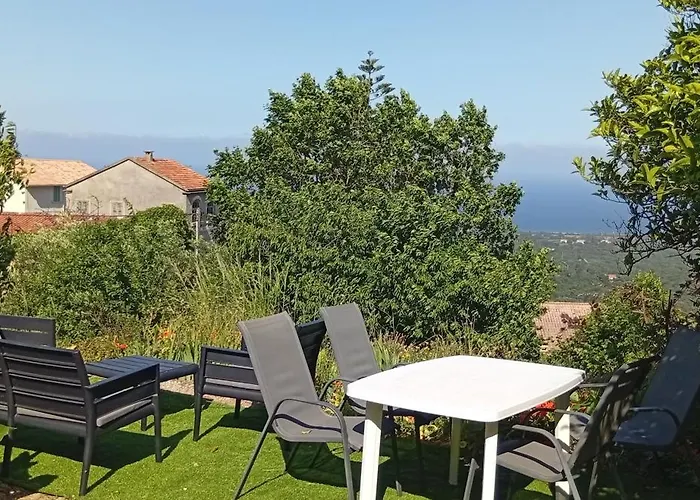 D'hôte A Caserella, Maison De Village Rénovée Avec Vue Sur Bed & Breakfast 3*